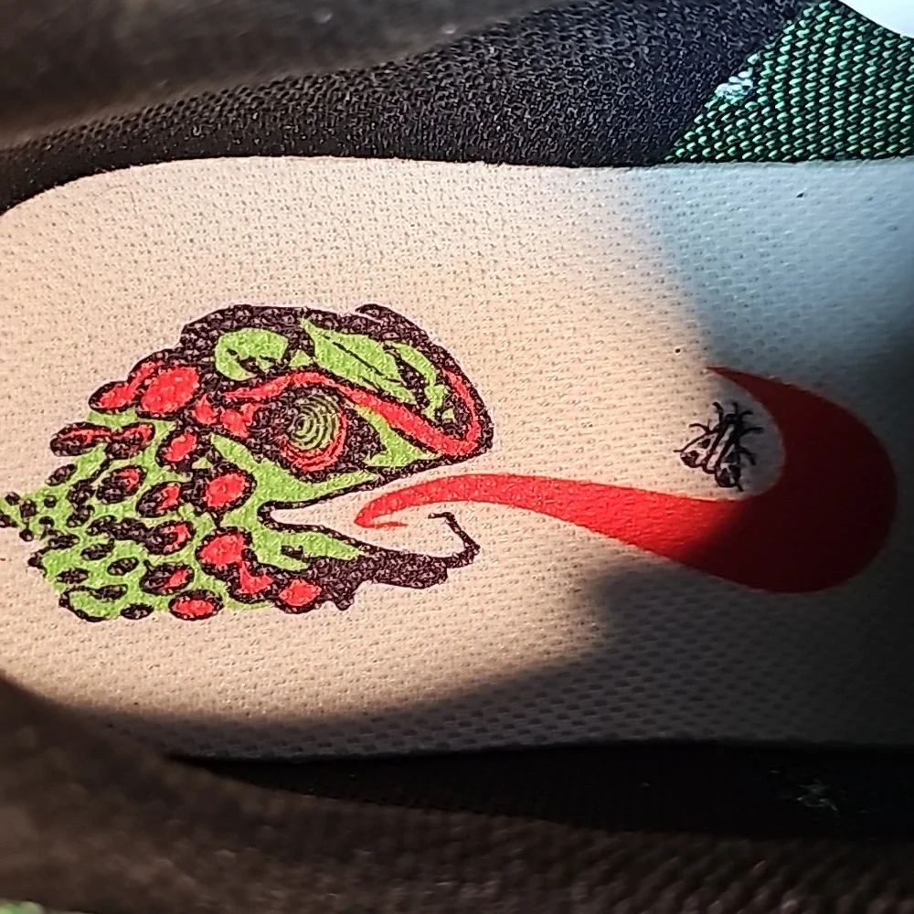 Nike AF1 Crater Flyknitt NN Size 12 Black-Scream Green 🦎✅️ - Picture 3 of 7